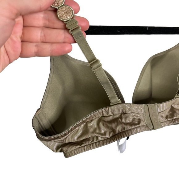 Marie Jo Women's Sz 36C L’Aventure Tom Green Zebra Print Underwire Bra - Picture 6 of 9